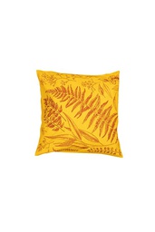 [KUS750] Cushion Cover LEAVES yellow