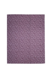 [TEX060] Table Cloth LEAVES 170 cm lavender