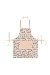 [TEX105] Kitchen apron LEAVES