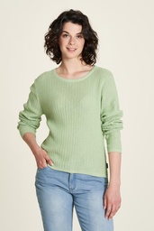 [S24C63] Loose Knit Sweater (topaz green)