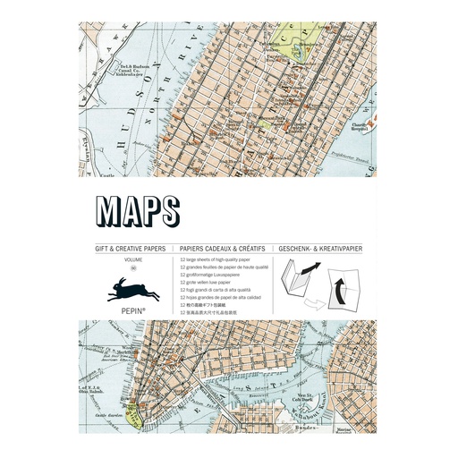 Gift Wrap Book 60 - Maps