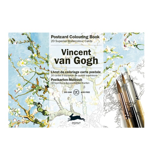 Postcard Colouring Book Van Gogh