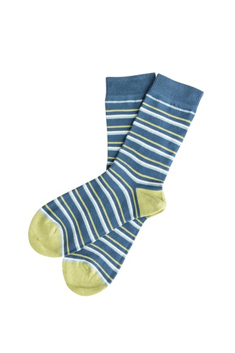 Socken mit Streifenmuster