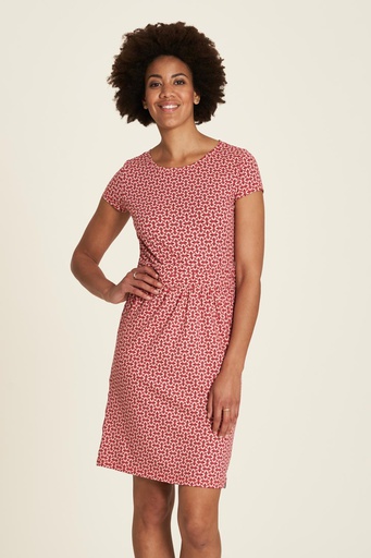 Tailliertes Jersey-Kleid