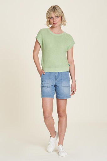 Lockeres Strick-Shirt