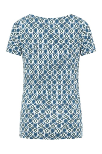 Shirt mit Wasserfallausschnitt