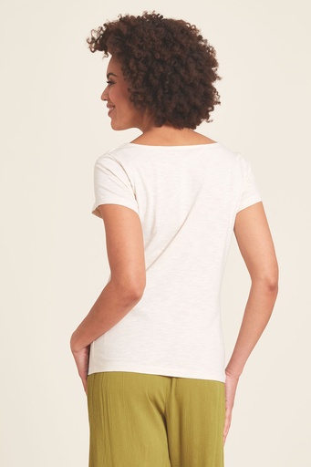 Shirt mit Wasserfallausschnitt