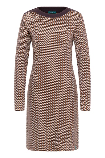 Strick-Kleid im Retro-Look