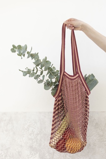 Leather net bag hotsell