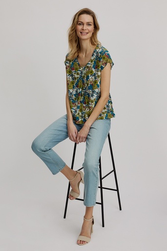Luftige Bluse aus EcoVero™ Viskose