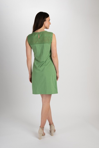 Kurzes Kleid mit Spitzendetails