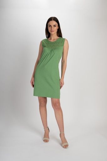 Kurzes Kleid mit Spitzendetails