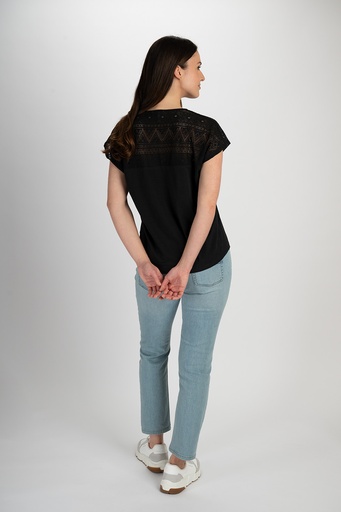 Shirt mit Spitzendetails