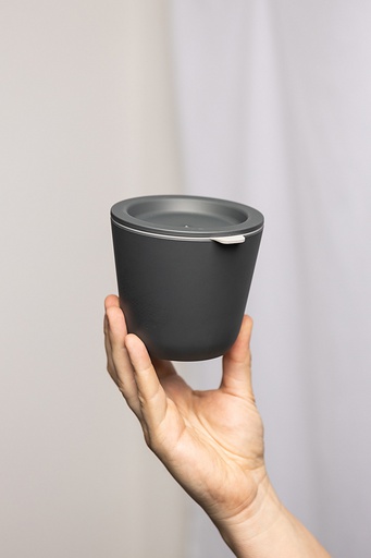 Dose PLAIN 9,6 cm grey