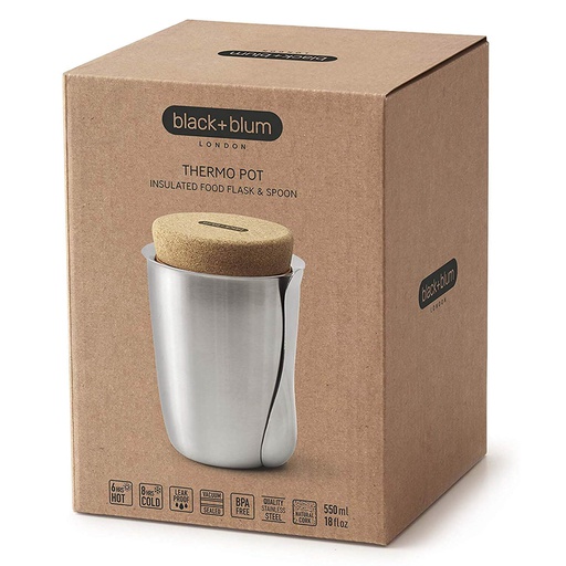 Edelstahl Thermobecher Black+Blum Verpackung