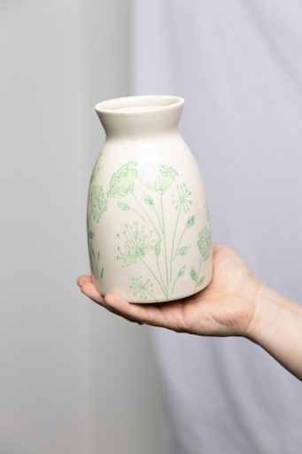 Vase FLORAL green