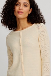 [S25A60] Ajour Strickjacke (soft white)