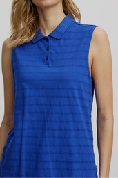 [S25C162] Bluse aus Ajour-Jersey (dazzling blue)