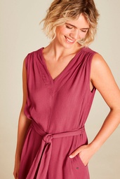 [S25G25] Lockerer Jumpsuit (rose wine)
