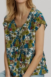 [S25C21] Luftige Bluse aus EcoVero™ Viskose (bouquet)