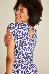 [S25E22] Tailliertes EcoVero™ Kleid (maze)