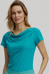 [S25C44] Shirt mit Wasserfallausschnitt (lake)
