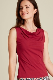 [S25C05] Top mit Wassserfallausschnitt (anemone)
