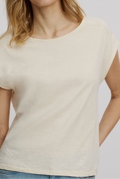 [S25C46] Lässiges Slub-Shirt (warm sand)