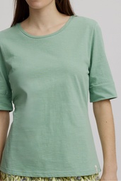 [S25C48] Gemütliches Slub-Shirt (granite green)