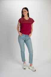 [S25X45] Shirt mit Spitzendetails (anemone)