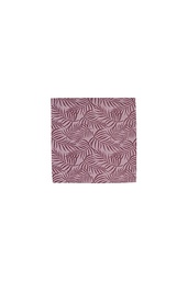 [TEX058] Serviette LEAVES 40 cm lavender