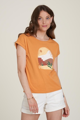 [S23C49] T-Shirt mit Sommerprint (sundial)