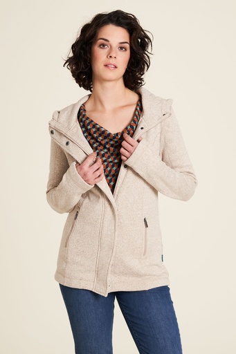 [W23A93] Short fleece jacket (ecru)