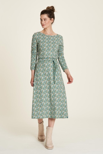 [W23X04] Jersey dress in midi length (florista)