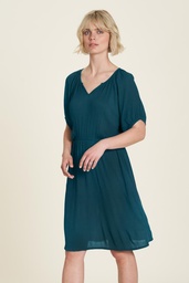 [S24E25] Lockeres EcoVero™ Kleid (bermuda blue)