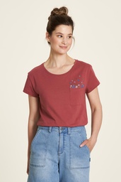 [S24C102] T-Shirt aus Biobaumwolle (mineral red)